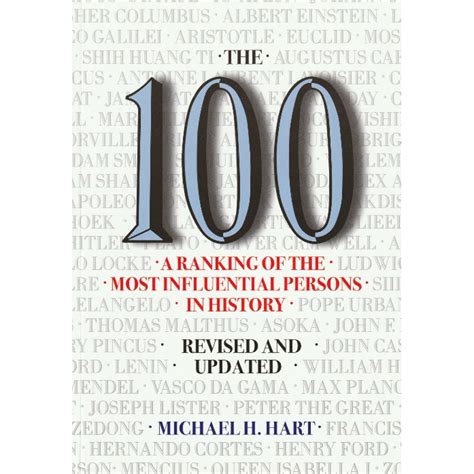 Michael Hart’s ranking of “The 100 Most Influential people in History ...