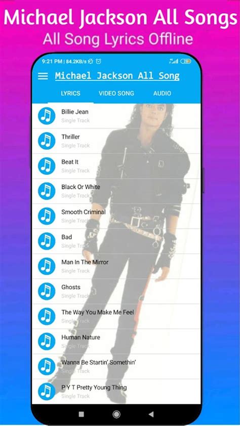 Michael Jackson Song Album APK Download for Android 