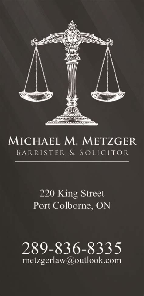 Michael M. Metzger, Barrister & Solicitor - Port Colborne