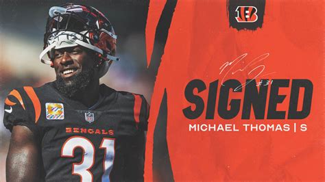 Michael Thomas, Cincinnati Bengals, DB - Fantasy Football News, …