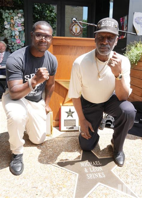 Michael and Leon Spinks getting stars on St. Louis Walk of Fame Walk of Fame today
