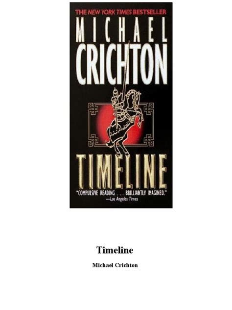 Michael crichton biography timeline example pdf