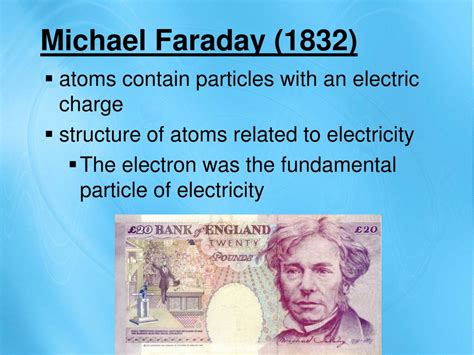 Michael faraday atomic theory