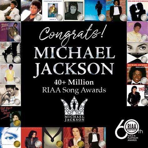 Michael jackson riaa certifications
