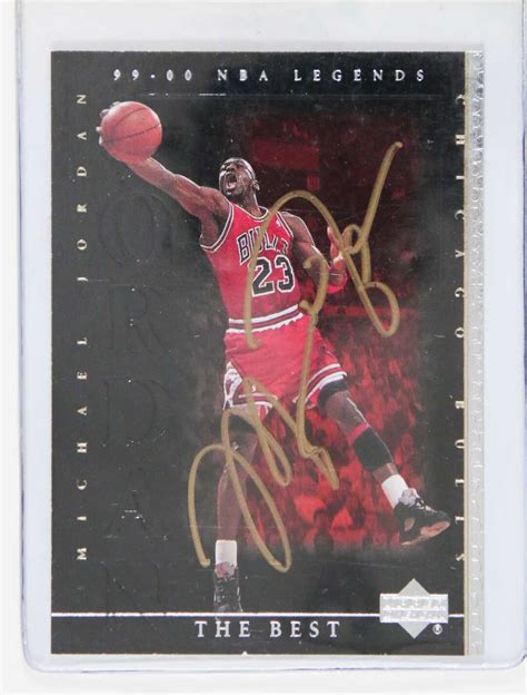 UD Series 2 Hockey Cards; UD Extended Series Hockey Cards; ... Michael Jordan Autographed Basketball. $7,999.99. In stock. Qty. Add to Cart. Signed By: Michael Jordan. . 