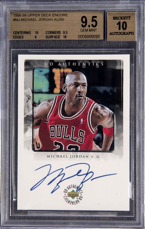 A 1997-98 Upper Deck "Game Jersey" game-worn patch Michael Jordan card with an on-card autograph sold for $2.7 million over the weekend, setting a record for the single-most expensive Jordan sale ...