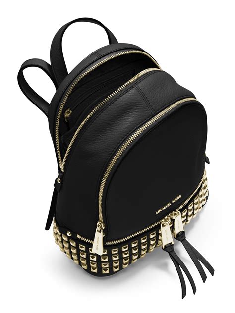 Michael kors mini backpack black. Best Selling. Michael Kors Jaycee 35T2G8TB1B Women's Backpack Mini - Brown. $112.85 New. Auth Michael Kors Rhea Zip XS Convertible Messenger Leather Backpack-. 