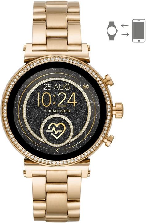 Michael kors smartwatch bands. smartwatches / logo strap for apple watch® Previous Michael Kors Logo Strap For Apple Watch® Style # MKS8000 2.7 (27) $85 to $76.50 Enter Code EXTRA20 at checkout to enjoy an Extra 20% Off Select Sale Styles and 20% Off Select Outlet Styles OUT OF STOCK DESIGN Details We Think You Will Love Michael Kors Outlet Jet Set Large Logo Crossbody Bag 
