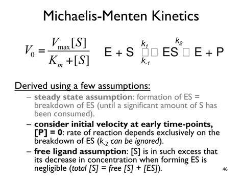 Michaelis-menten assumptions
