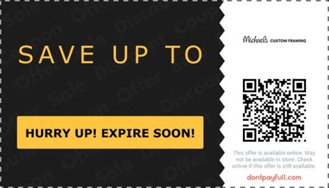 Michaels Custom Framing Coupon 70 Off Printable