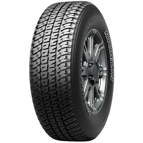 Features. A Light Truck and SUV tire with a compound designed to resist chipping and tearing, providing excellent durability when the pavement ends. Tough off-road endurance capability of the Michelin LTX A/T2 tire helps it last at least 35% longer on gravel than two leading class competitors.