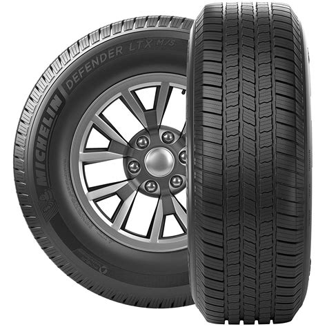 The Michelin Defender is an all-season tire acclaimed for its safety, durability, and fuel efficiency blend. It features the EverTread compound for extended lifespan and flexibility in various temperatures, IntelliSipe technology for enhanced wet traction, and Comfort Control Technology for a quieter, smoother ride.