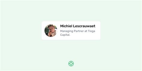 Michiel Lescrauwaet - Crunchbase Person Profile