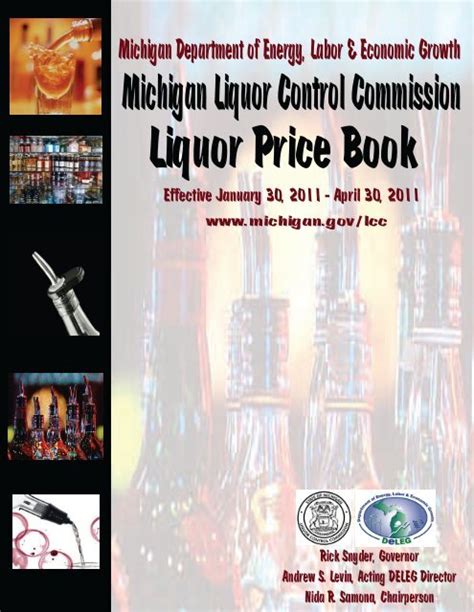 Michigan Liquor Price Book