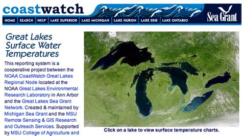 Michigan Sea Grant Coastwatch - coastwatch.rsgis.msu.edu