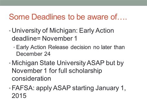 Learn deadlines for early decision, regular decision, a
