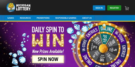 Visit Play Michigan Lottery for the latest lottery results, draw times and jackpots. As well as featured instant games and raffles. ... There will be a promo code located on the back of the ticket that you can use to receive 10 free online games. In addition, you can also receive a $10 instant game coupon once you have made your first deposit ...