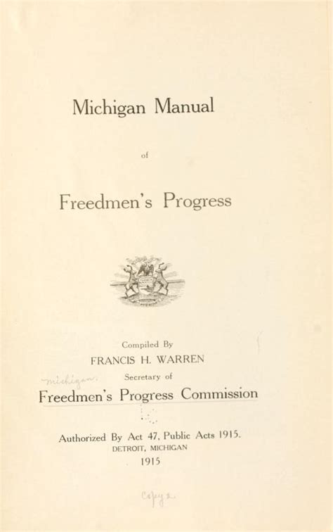 Michigan manual of freedmens progress by michigan freedmens progress commission. - Komatsu wa470 5 wa480 5 wheel loader service repair manual download.