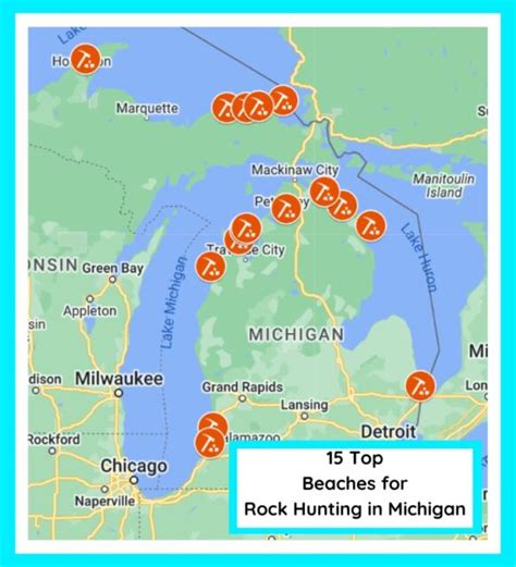 Michigan rockhounding map. If you plan to travel Michigan in search of Yooperlite, use our map below to find areas where Yooperlites have been found. ... Finding Yooperlites is unlike most other rockhounding excursions. In fact, some Yooperlite hunters that I know made their discoveries while beachcombing with metal detectors. Their big find was a Yooperlite, and they ... 
