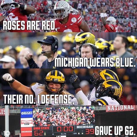 Michigan vs ohio state memes. Ohio State came up short against against rival Michigan Saturday. The No. 2 Buckeyes lost to No. 3 Michigan 30-24 at Michigan Stadium. Ohio State now has three-straight losses to Michigan, and has ... 