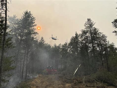 Michigan wildfire that’s burned more than 3 square miles was sparked by campfire on private land