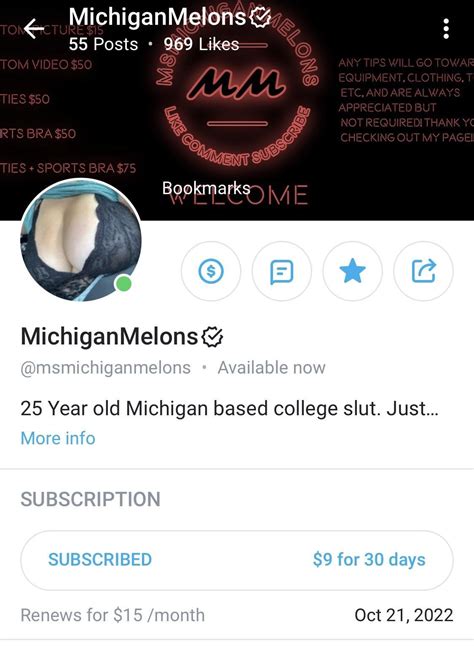 Michiganmelons Onlyfans Leaked +18 116 Photos