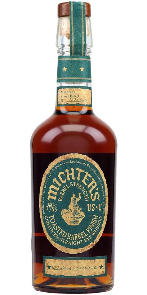 Michters Toasted Barrel Finish Rye Whiskey - Flask …