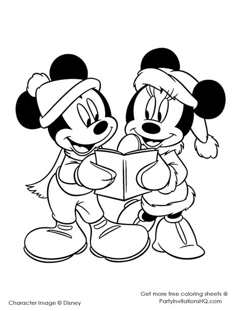 Mickey Mouse Christmas Coloring Book