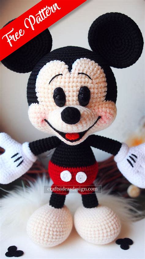 Mickey Mouse Crochet Pattern Free Joy Studio Design Gallery Best Design