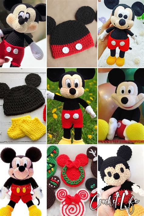 Mickey Mouse Crochet Patterns Crochet