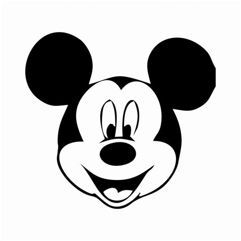 Mickey Mouse Printable Template