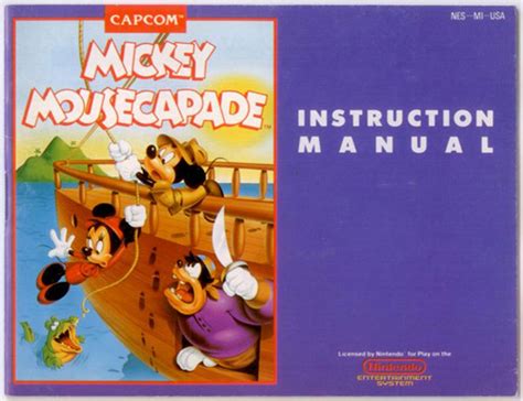 Mickey Mousecapade - Nintendo NES - Manual - gamesdatabase