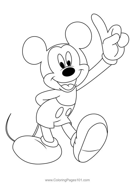 Micky Mouse Coloring Pages