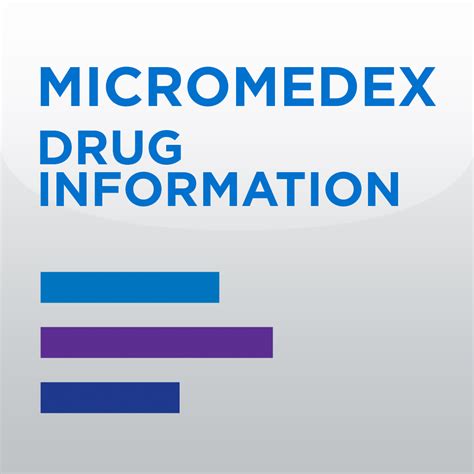 http://www.ahfsdruginformation.com/ DRUGDEX&reg; System within the Micomedex product which provides peer-reviewed, evidence-based drug information including ...