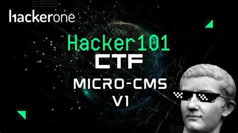 Micro cms v1.  hacker101-ctf Hacker101 CTF: Micro-CMS v1 Writeup A great place to star...