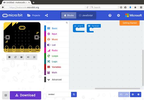 Micro dc motors.  A Blocks / JavaScript code editor for the micro:bit powered by Microsoft Mak...