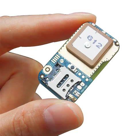 Micro gps tracking chip for phone.  They use GPS signals to transmit loc...