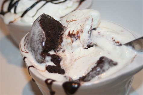 Micro kladdkaka i kopp