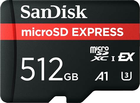 Micro sd card 512gb.  Ultra-fast read & write speeds of up to 100MB/s &...