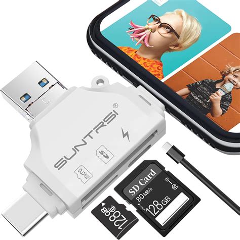 Nov 4, 2023 · Learn how to access and use SD and microSD cards with your iPhone or iPad using a plug-in memory card reader. No additional software required, just plug in the reader and open the Files app. Find out the best options for USB-C, Lightning and USB-A ports. 