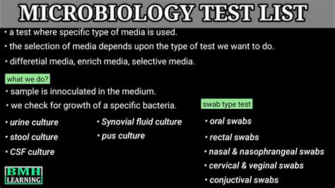 Microbiology Lab Test Procedure at Cathy Travis blog
