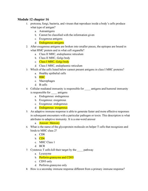 Microbiology Module 12 chapter 16 Module 12 chapter 16 protozoa