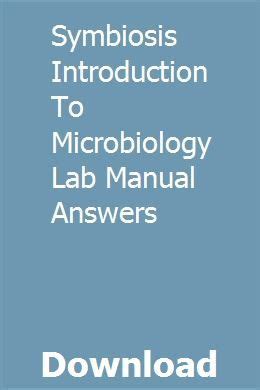 Microbiology lab report symbiosis lab manual answers. - Huldealbum karel de bauw, hem aangeboden bij zijn zestigste verjaardag..