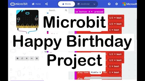 Microbit happy birthday - YouTube