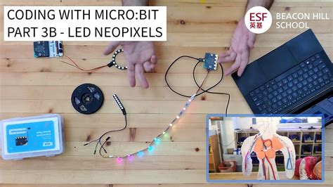 Microbit neopixel rainbow.  The rainbow cycle works and the neopixel does ...