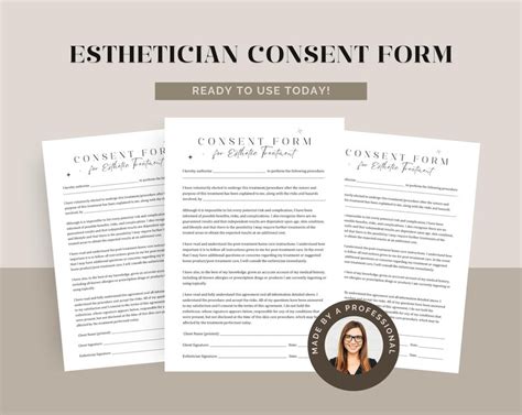 Microblading Consent Form Advanced Esthetic and Medical Spa Etsy