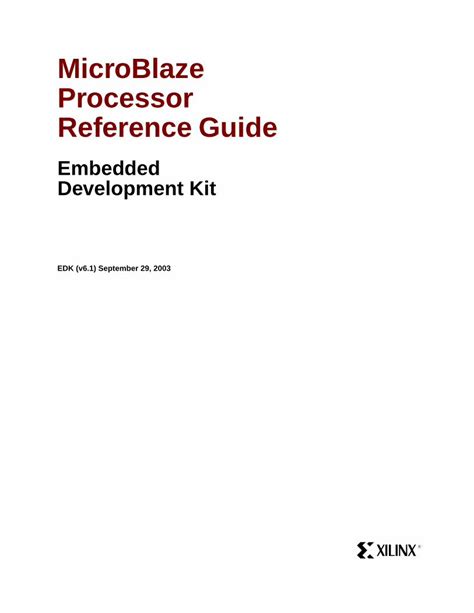 Microblaze Reference Hardware Guide