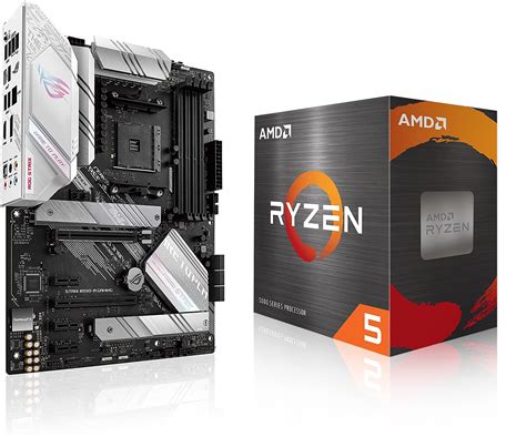 AMD Ryzen 5 5600 CPU Processor and Prime B450M-A II AMD AM4 Micro ATX