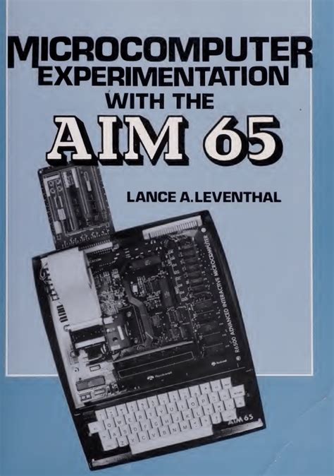 Read Online Microcomputer Experimentation With The Intel Sdk85 By Lance A Leventhal
