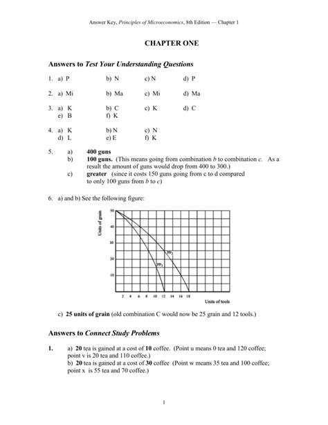 Microeconomics 8th Edition Exercise Answer